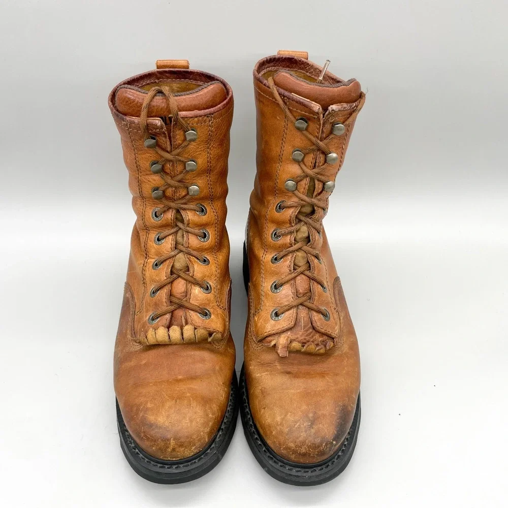 Wolverine Mens 9.5 EW Herrin Kiltie Lacer Boots 8